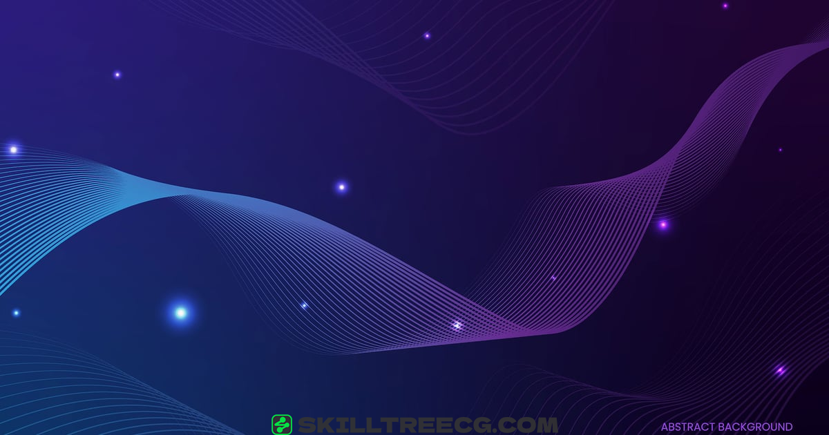 Wave Line Absract Background（920867）-技能树